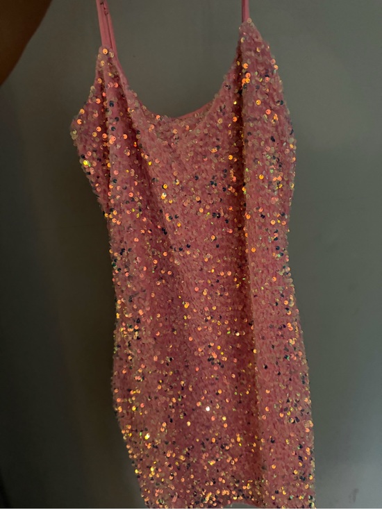 Lucy in the Sky Dresses & Skirts - Lucy in the Sky Pink Sequin Slip Mini Dress